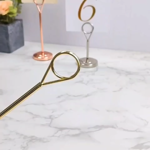 25CM Tiang Nomor Meja Tempat Pajangan Nomor Meja Stainless Steel/Tempat Pajang Nomor Meja Pernikahan