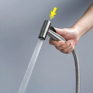2-in-1 Balcony Mop with Bidet Sprayer Sink Faucet Household Bathroom Laundry One in Two out