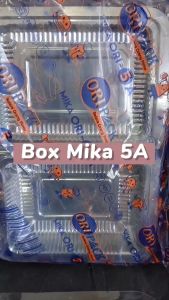 Plastik mika kue ukuran 5A isi 100pcs / mika kotak makanan / box mika kue bolu dan makanan