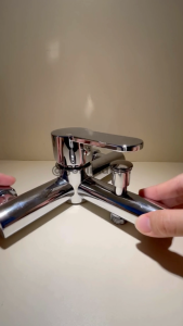 Showy 3566 Bathroom Shower Taps and Mixers Single Level Tap Bold-Edge Series Water Efficiency (4.9 litres/min)