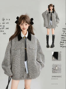 KEIKO | Trang Phục Áo Blazer Tweed Retro