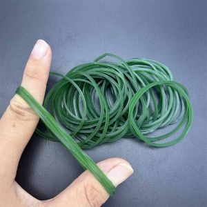 200 Pcs Green Rubber Band High Elastic Rubber Bands Stretchable Rubber Ring Stretchable Latex Rings For Kitchen Packing Supplies