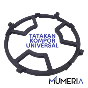 Aksesoris Tatakan Kompor Gas Universal Bulat Nampan Dudukan Stovetop Trivet Cast Iron Holder Besi Anti Goyang Slip
