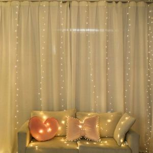 3M Window Curtain String Lights Room Background Decoration Small Lights Romantic Starry Sky Bedroom Decoration