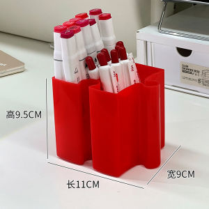 Student Desktop Bookends Dormitory Desk Book Storage Rack Bedside Book Separator Stand Shelf Multi-Functional Puzzle Style Pen Holder