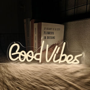 Good Vibes Neon Sign For Wall DecorLed Neon Light For BedroomLiving RoomMan CaveBirthday Party GiftsBarWeddingBusiness