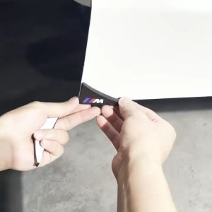 Car Door Corner Pad Protector Sticker Car Door Anti Collision Cover Bumper Car Crash Bar DIY Getah Pintu Kereta Anti Scratch Sticker Double Sided Tape Triangle Door Sticker Black White Front Door Back Door Rubber Pad  2pcs/set