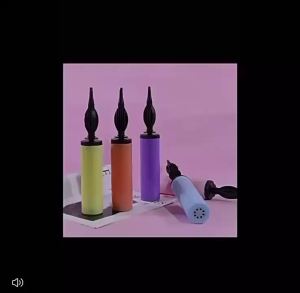 LZD  Bóng Bay Màng Nhôm Máy Bơm Đẩy Tay Máy Bơm Màu Macaron Máy Bơm Vòng Bơi Máy Bơm Di Động