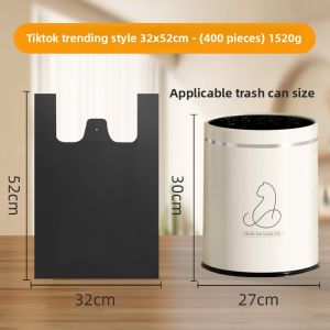 Yihong | Thick Handheld Large Kitchen & Office Drawstring Plastic Garbage Bags
