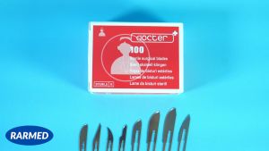 Hộp 100 lưỡi dao mổ Docter ZHEJIANG TRUNG QUỐC lưỡi dao phẩu thuật siêu bén số 1011121520212223 - Hàng đẹp