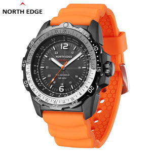 Đồng Hồ Đeo Tay Thể Thao Kỹ Thuật Số Dành Cho Nam NORTH EDGE EVOQUE 2 Chống Nước 50M Chạy Bằng Năng Lượng Mặt Trời Phát Sáng Bằng Thép Không Gỉ Có Đèn Phát Sáng Thân Thiện Với Môi Trường
