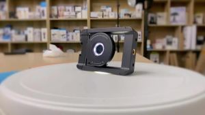 Digital 100x microscope ro es with LED fill lights CPL filter phone adapter for iPhone Xiaomi phones