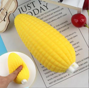 New Soft Squishy Simulated Peanut Corn Burger Pinch Flour Stress Ball Relief Squeezing Toys Anxiety Relief Fidget Sensory Gifts