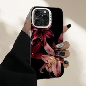 Beautiful Lily Flowers Phone Case for iPhone 17 Air 16 15 14 11 Pro 13 12 Mini XR 7 Matte Shockproof Hard Cover Protective Coque