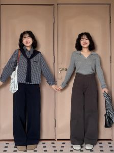 Cobalt Blue Womens Wide Leg Suit Pants High Waist Versatile Slimming Casual Straight Leg Trousers Autumn 2025 New Arrival