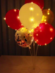 100pcs 32cm Balloon Rod With Cup Balloon Pole White PVC For Rubber Balloon Party Decor Supplies