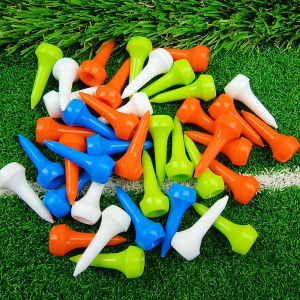 30pcs Plastic Golf Tees 34mm 4 Colors Golf Ball Holder