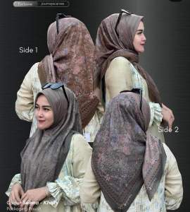 Hijab Segiempat Journey Jorney Anggun Denada Kanaya Series Terbaru Bahan Voal Lasercut Premium / Jilbab Jurney jorney Terbaru Series