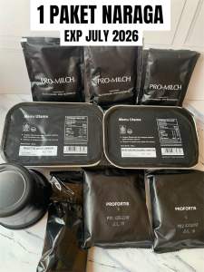BELI PAKETAN LEBIH MURAH !! PAKET RANSUM NARAGA PLUS / MAKANAN TNI ( Makan + Minum ) EXP JULI 2026