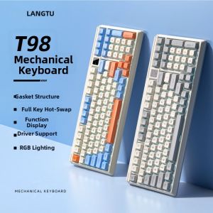 Langtu | Wireless Bluetooth 3-Mode Hot-Swappable Custom Mechanical Keyboard