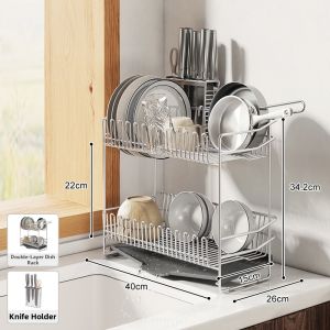 BANGJIE | Stainless Steel 304 Sink Side Dish Drying Rack