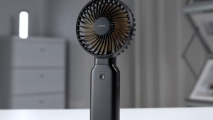 FUNME portable handheld fan with a maximum cooling time of 53 hours travel fan 10000mAh personal fan suitable for desks travel offices and outdoors