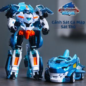 MINI FORCE | Transformable Robot Toy Mini Force Ultra Monster Rumble Shark Police