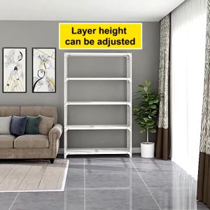 HOME KỆ SẮT ĐA NĂNG 3/4/5 TẦNG D90xR40xC180cm KỆ ĐỰNG ĐỒ CAO CẤP CHỊU LỰC 500 KG