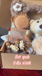 Set Quà Gấu Xinh LINDO Quà tặng Sinh Nhật Valentine 8/3 20/10 Quà tặng Bạn Gái Các Dịp Đặc Biệt
