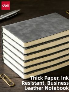 deli | Thickened Simplified Soft Cover A5 Notebook