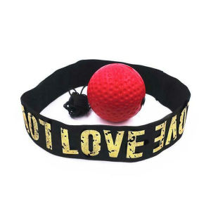Boxing Reflex Speed Punch Ball ลูกยางชกมวยสําหรับการฝึกปฏิกิริยาความคล่องตัวพร้อม Sweatband อุปกรณ์ฟิตเนสอุปกรณ์เสริม