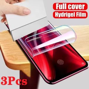 3Pcs Hydrogel Film For Motorola Moto Edge 60 60s Pro Ultra 50 30 Fusion 40 Neo G85 G86 Power Screen Protector