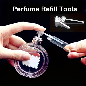 10 Pcs 5ml Transparent Plastic Perfume Sample Transfer Bottle Refillable Fragrance Sampling Dispenser