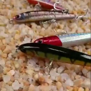 BILLINGS 1 Chiếc Bút Chì Chìm Nước Ngọt & Nước Mặn Nhân Tạo Mồi Giả Bio-Mimetic Long-Cast Bass Fishing Phụ Kiện Cho Nhiều Vị Trí Khác Nhau
