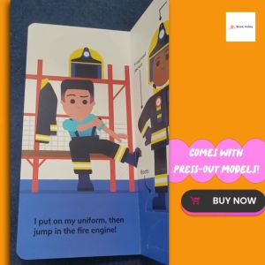 Kids Story Book with 3D press-out model: I Can Be A Firefighter Story | Age 1 - 6 years Playbook | Buku Cerita English