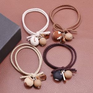 Dây Buộc Tóc Cao Su Co Giãn Cao Phong Cách Hàn Quốc Cho Phụ Nữ Phụ Kiện Tóc Đơn Giản Thanh Lịch Dây Buộc Tóc Thời Trang Mới Ra Mắt