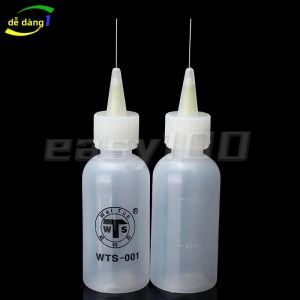 2 Chiếc 50ML WTS-001 Nhựa Chất Lỏng Rượu Cho Điện Thoại PCB Vệ Sinh Nhựa Thông Hàn Thông Lượng Dán Hộp Đựng Hàn Sửa Chữa