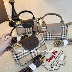 Túi nữ đeo chéo + quai cầm size 19 CHẤT DA dày dặn phối màu bắt trend kiểu dáng nhỏ gọn full màu