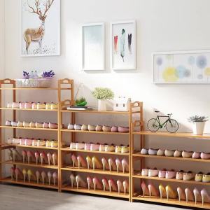 Economic Bamboo Shoe Rack Multiple Layers
