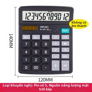 deli | Máy Tính Solar Có Chức Năng Giọng Nói
