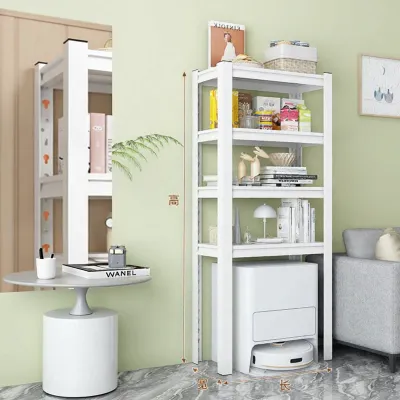 Multi-Functional Home Use Sweeping Robot Storage Rack Floor Standing Trash Can Water Dispenser underneath Storage Shelf