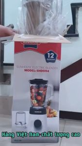 MÁY XAY ĐA NĂNG SUNHOUSE SHD5114 - 350W - HÀNG CHÍNH HÃNG -  2 CỐI NHỰA SIÊU BỀN
