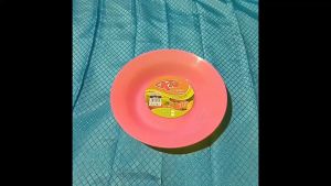 (Murah Meriah) 1 Lusin Piring Makan dari Plastik Diameter 20 cm KH Crystal no.8