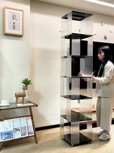 Rotating Multi-layer Bookshelf for Home and Kids Reading Area