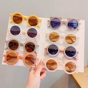 แว่นตาเด็ก แว่นตาเด็กแฟชั่น แว่นกันแดดเด็ก ป้องกันรังสี UV400 สีทึบ