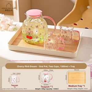 MODERN SWEETHOME | High Temperature Resistant Glass Water Pitcher