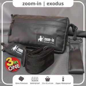 ZOOM-IN EXODUS | Pouch & Handbag Waterproof | Pouchbag Anti Air | Tas Tangan Bahan Bimo | Handbag Multifungsi | Tas Pouchbag dan Handbag Pria Wanita Bahan Bimo Waterproof Anti Air Murah Kekinian Bisa COD Bayar Ditempat