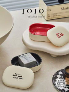 Hộp Đựng Xà Phòng Cỡ Lớn Có Nắp Đậy Hộp Đựng Xà Phòng Di Động Phòng Tắm Trường Học Thoát Nước Phong Cách Bắc Âu Dụng Cụ Vệ Sinh Cá Nhân