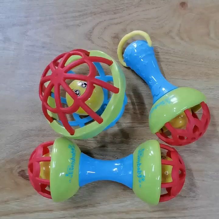 Happily Baby Rattle Toys for Baby Early Learning Education Toys Hand