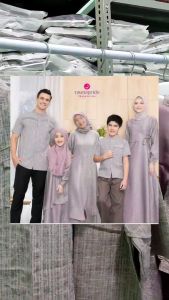 Rauna Sarimbit Keluarga Katun Jacquard / SR-06 Dusty / Fashion Muslim
